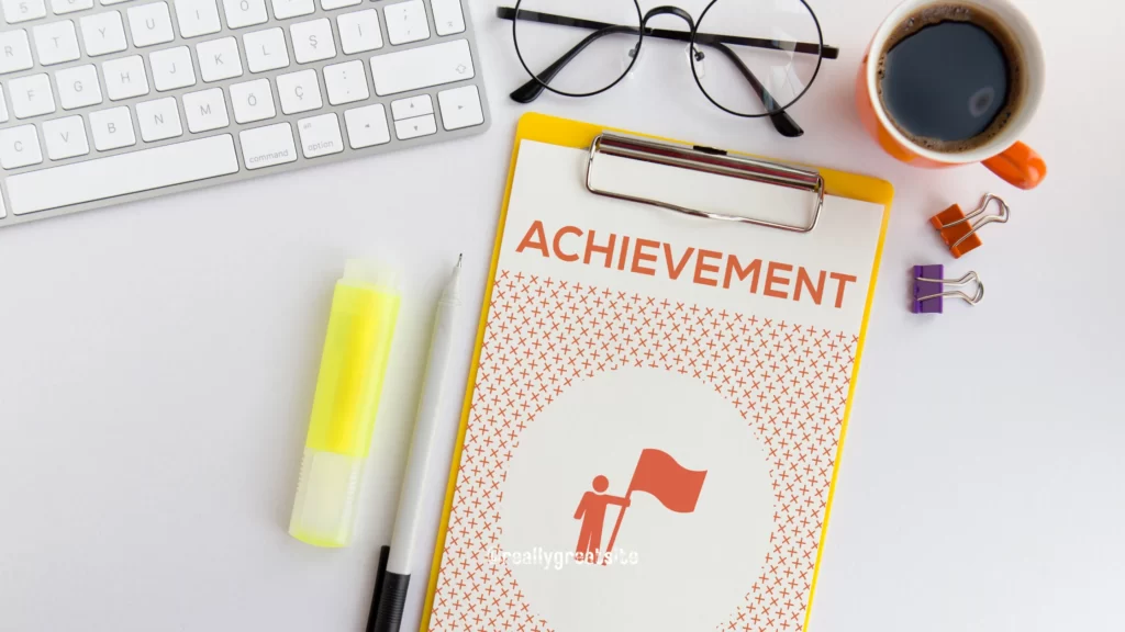 achievements in your career